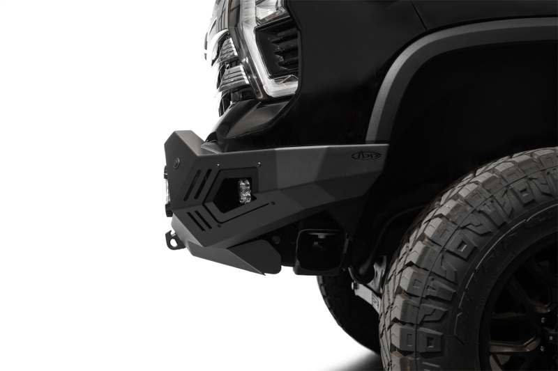 Chevrolet Silverado 3500 Front Bumper - Addictive Desert Designs - Bomber HD - Hammer Black - `24-`27